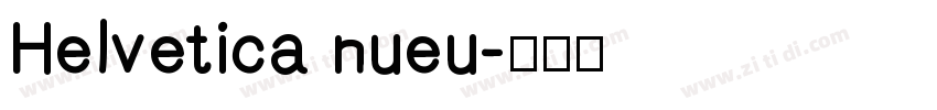 Helvetica nueu字体转换